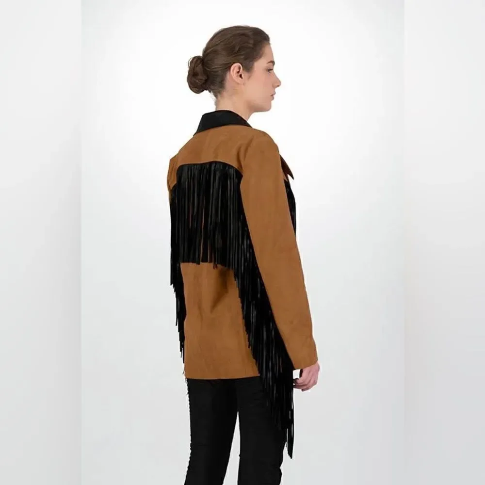 New DANCASSAB PATSY Leather Jacket size S